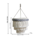 Modern Macrame Pendant Lamp | Thrascher