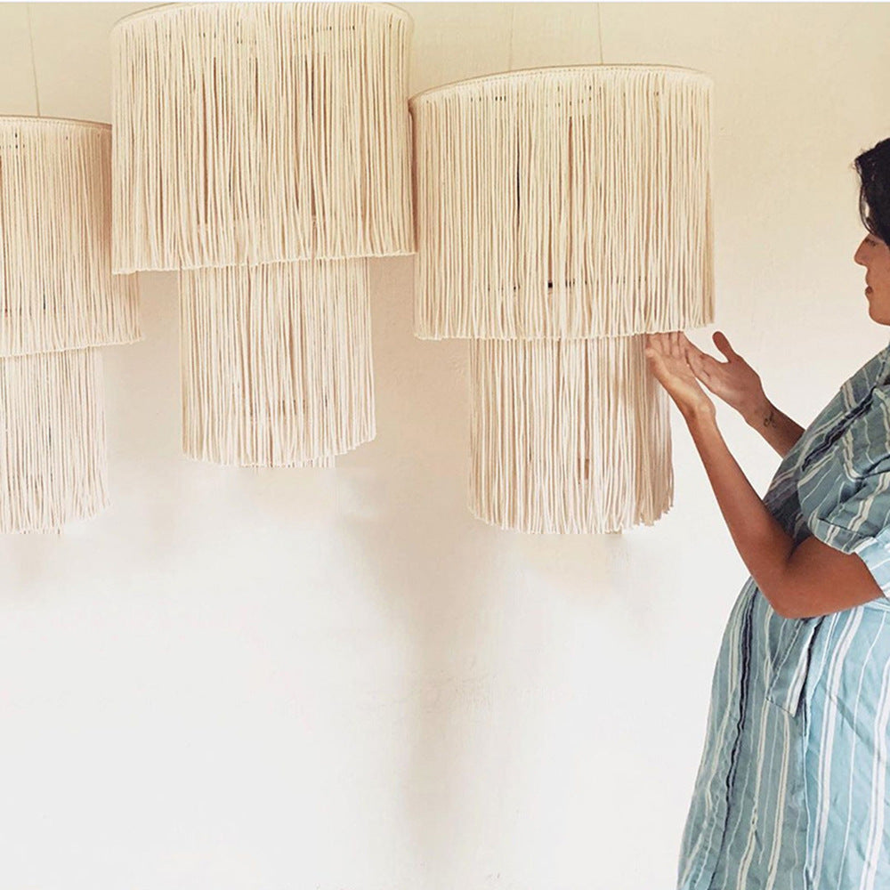 Modern Macrame Pendant Lamp | Thrascher