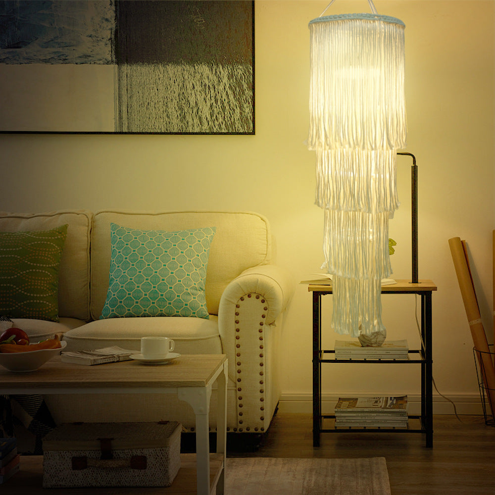 Modern Macrame Pendant Lamp | Thrascher
