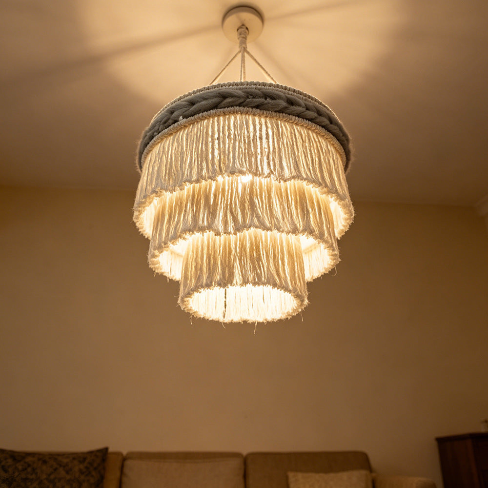 Modern Macrame Pendant Lamp | Thrascher