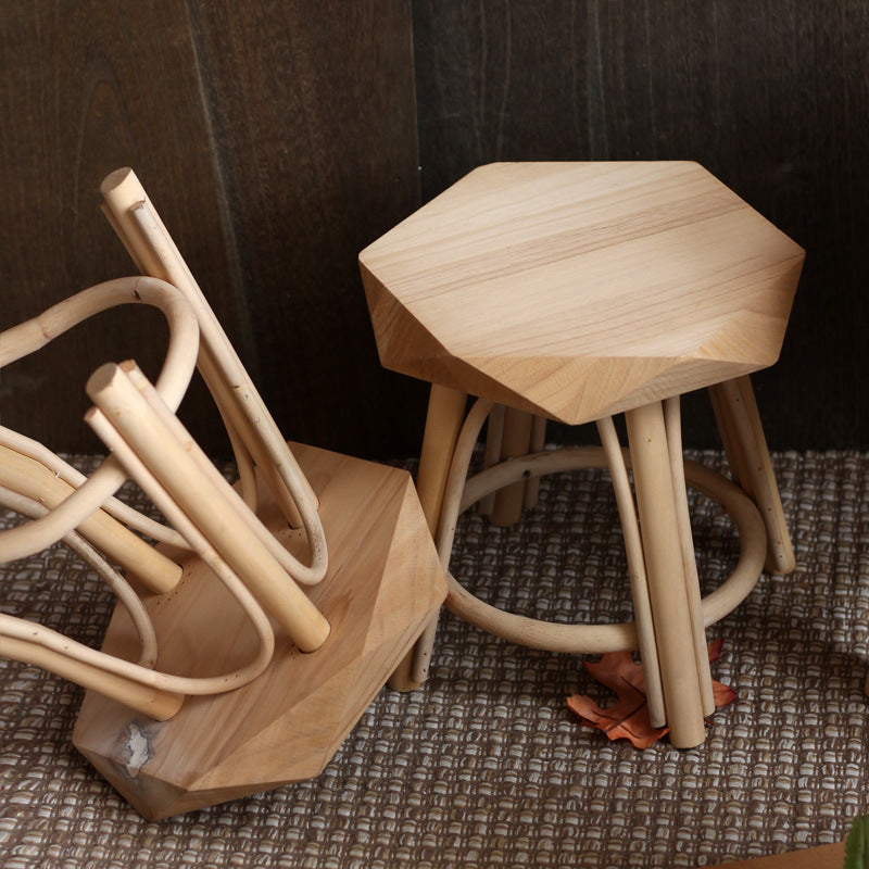 Modern Stool made of High-Quality Wood | Thrascher