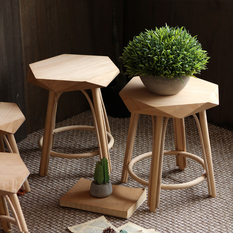 Modern Stool made of High-Quality Wood | Thrascher