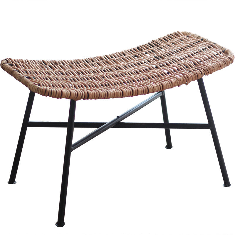 Modern Stool made of Woven Rattan | Thrascher
