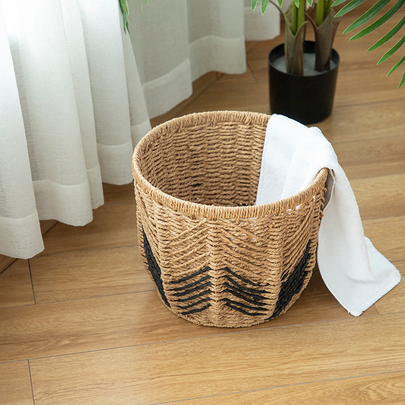Modern Storage Basket with Geometric Design | Thrascher