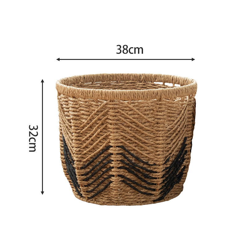 Modern Storage Basket with Geometric Design | Thrascher