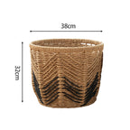 Modern Storage Basket with Geometric Design | Thrascher