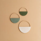 Modern Wall Art Piece made of Macrame and Wood | Thrascher