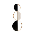 Modern Wall Art Piece made of Macrame and Wood | Thrascher