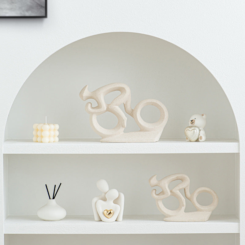 Modernist Sculpture Soft Textile Ceramic | Thrascher
