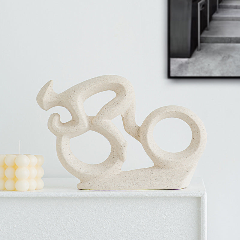Modernist Sculpture Soft Textile Ceramic | Thrascher