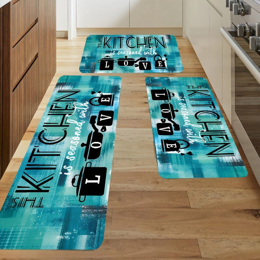 Money-Themed Anti-Fatigue Kitchen Mat | Thrascher