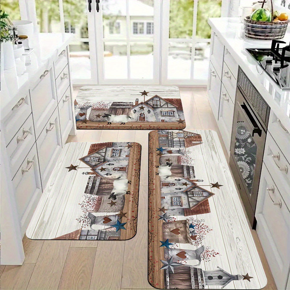 Money-Themed Anti-Fatigue Kitchen Mat | Thrascher