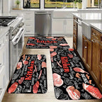 Money-Themed Anti-Fatigue Kitchen Mat | Thrascher