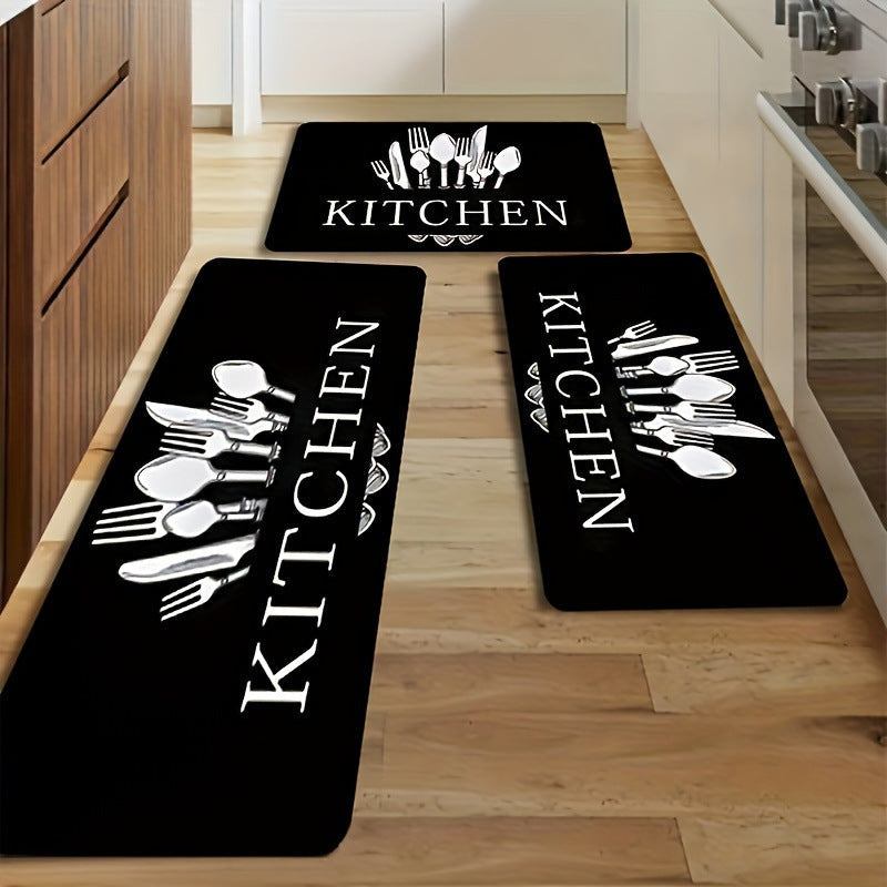 Money-Themed Anti-Fatigue Kitchen Mat | Thrascher