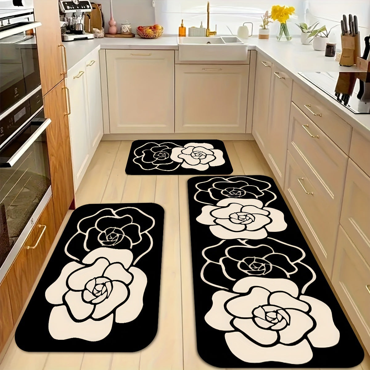 Money-Themed Anti-Fatigue Kitchen Mat | Thrascher