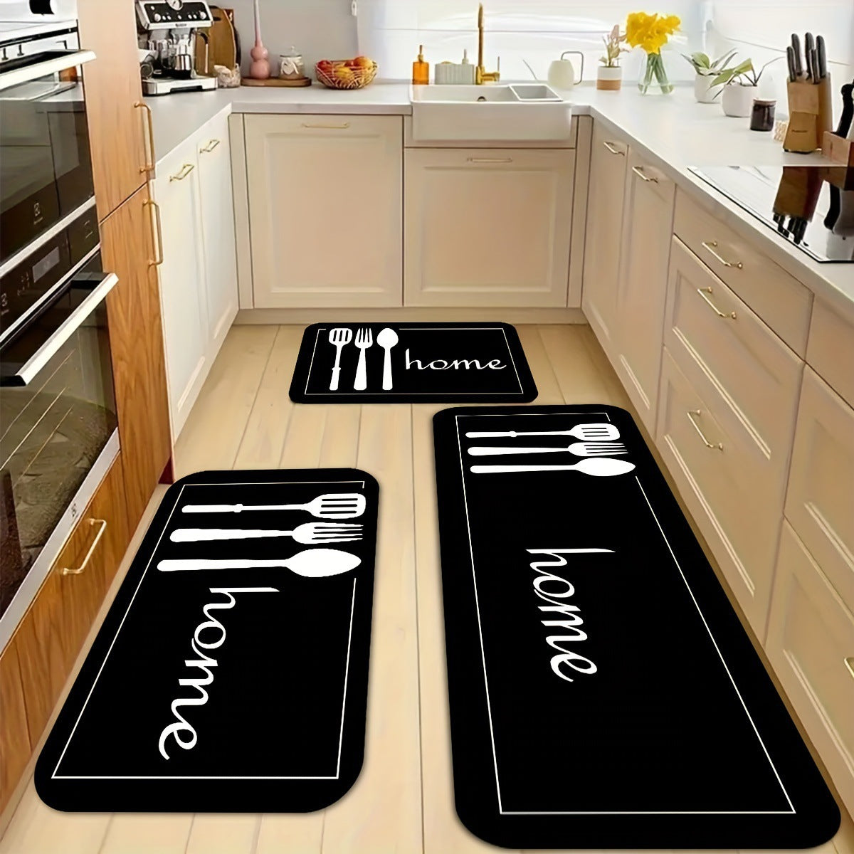 Money-Themed Anti-Fatigue Kitchen Mat | Thrascher