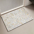 Mosaic Pattern Bath Mat | Thrascher