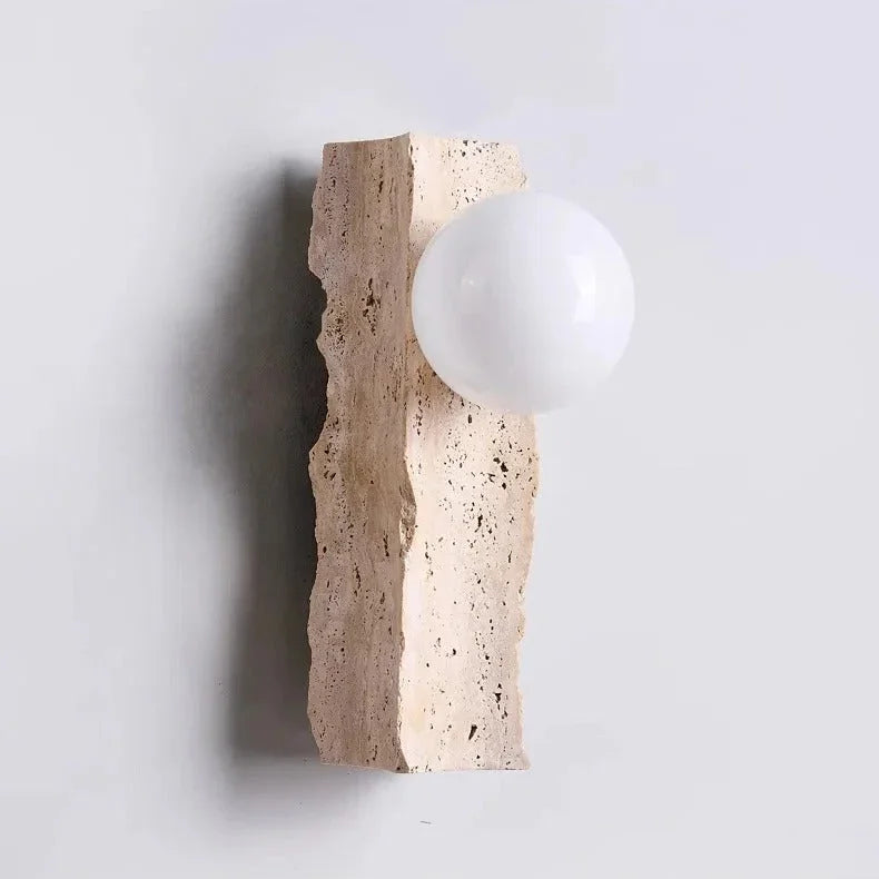 Mossbrook Travertine Wall Lamp