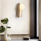 Mossbrook Travertine Wall Lamp