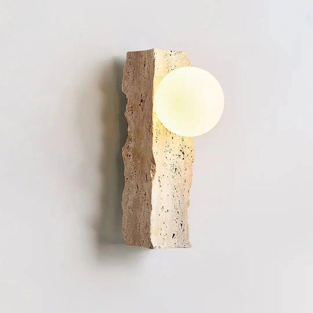 Mossbrook Travertine Wall Lamp