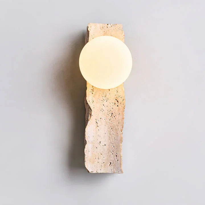 Mossbrook Travertine Wall Lamp