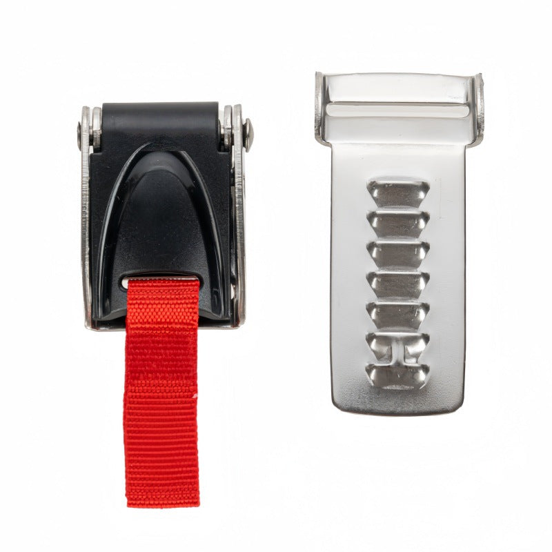 Motorcycle Helmet Quick-Release Buckle, Stainless Steel, 27 g, view 3