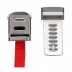 Motorcycle Helmet Quick-Release Buckle, Stainless Steel, 27 g, view 4