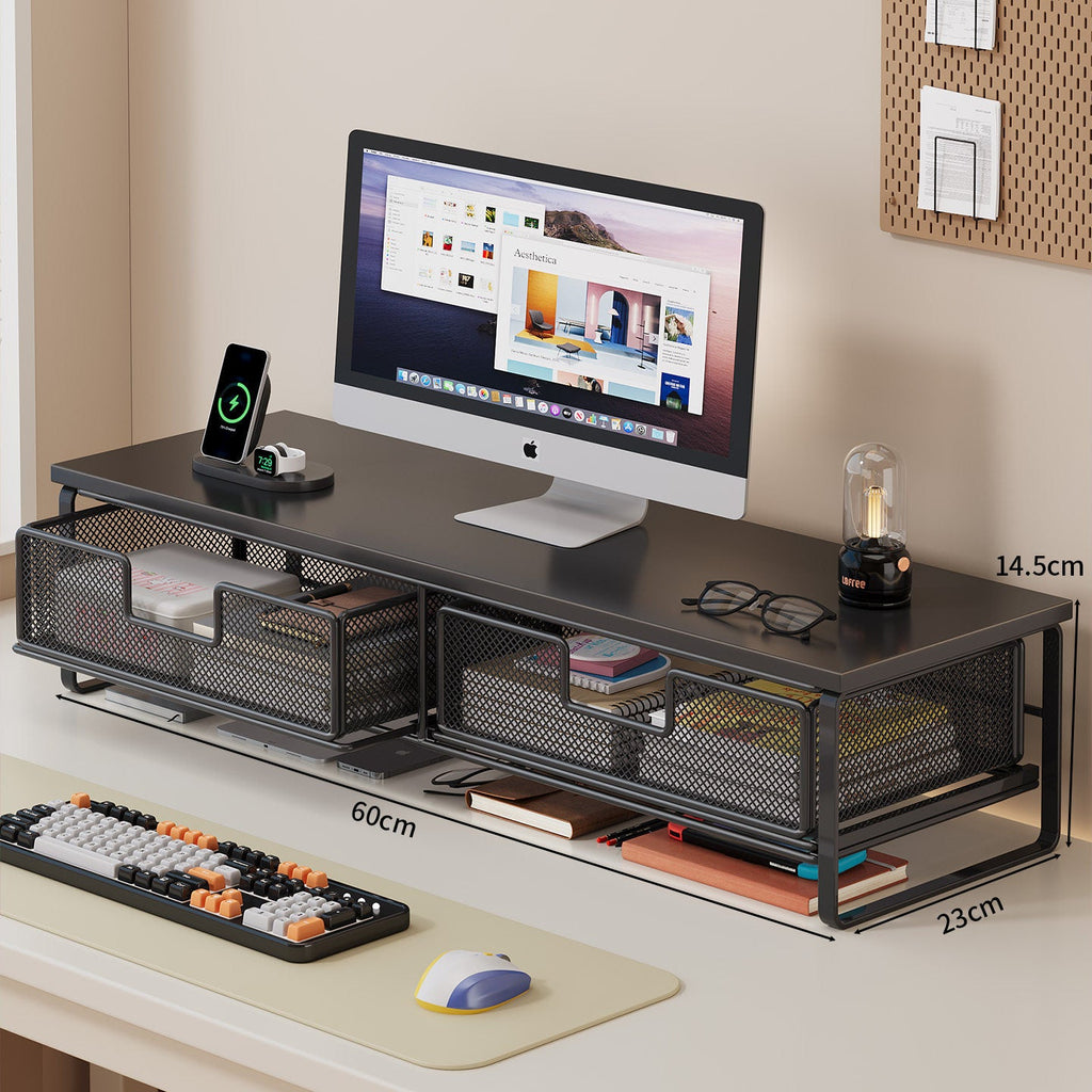 Multi-Function Desk Organizer with Mesh Storage Boxes | Thrascher