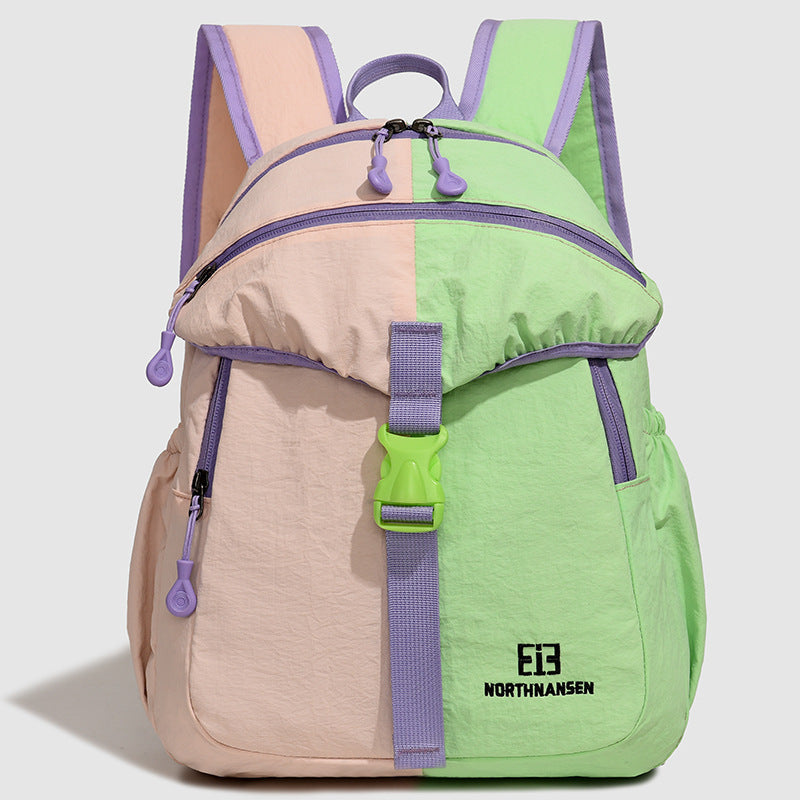 Multi-Pocket Lightweight Hiking Backpack with Padded Straps