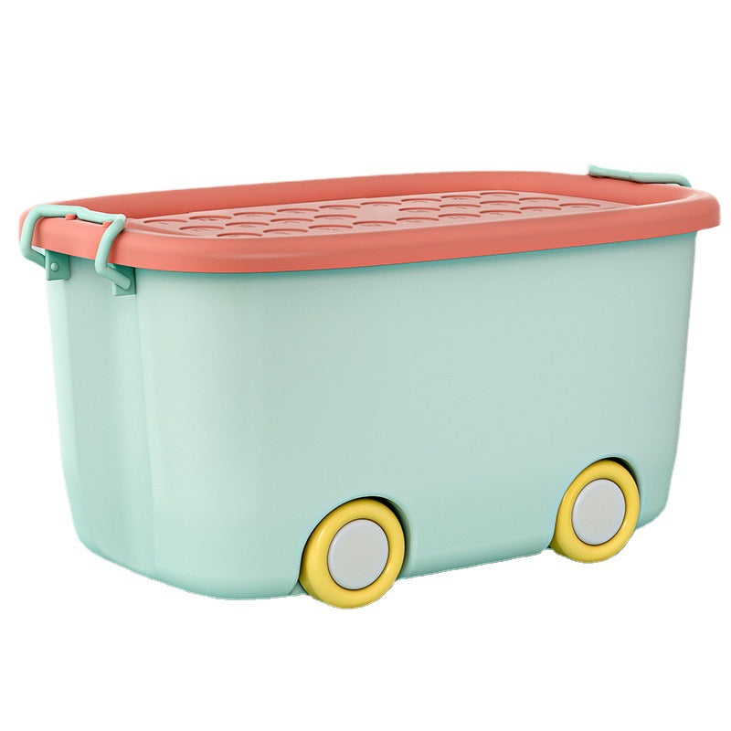 Multi-Purpose Rolling Storage Bin with Lid, Wheels for Indoor and Outdoor Use, view 2