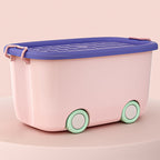 Multi-Purpose Rolling Storage Bin with Lid, Wheels for Indoor and Outdoor Use, view 3