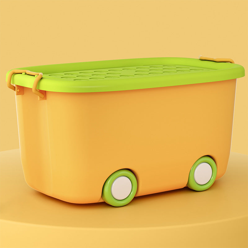 Multi-Purpose Rolling Storage Bin with Lid, Wheels for Indoor and Outdoor Use, view 4