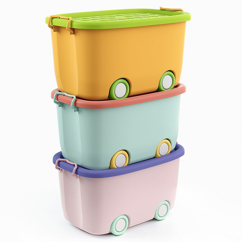 Multi-Purpose Rolling Storage Bin with Lid, Wheels for Indoor and Outdoor Use