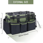 Multifunctional Polyester Storage Bag with Dividers and Shoulder Strap, view 2