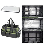 Multifunctional Polyester Storage Bag with Dividers and Shoulder Strap, view 5