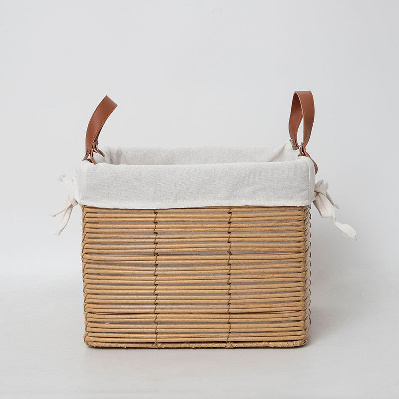 Multifunctional Storage Basket with Linen Cover | Thrascher