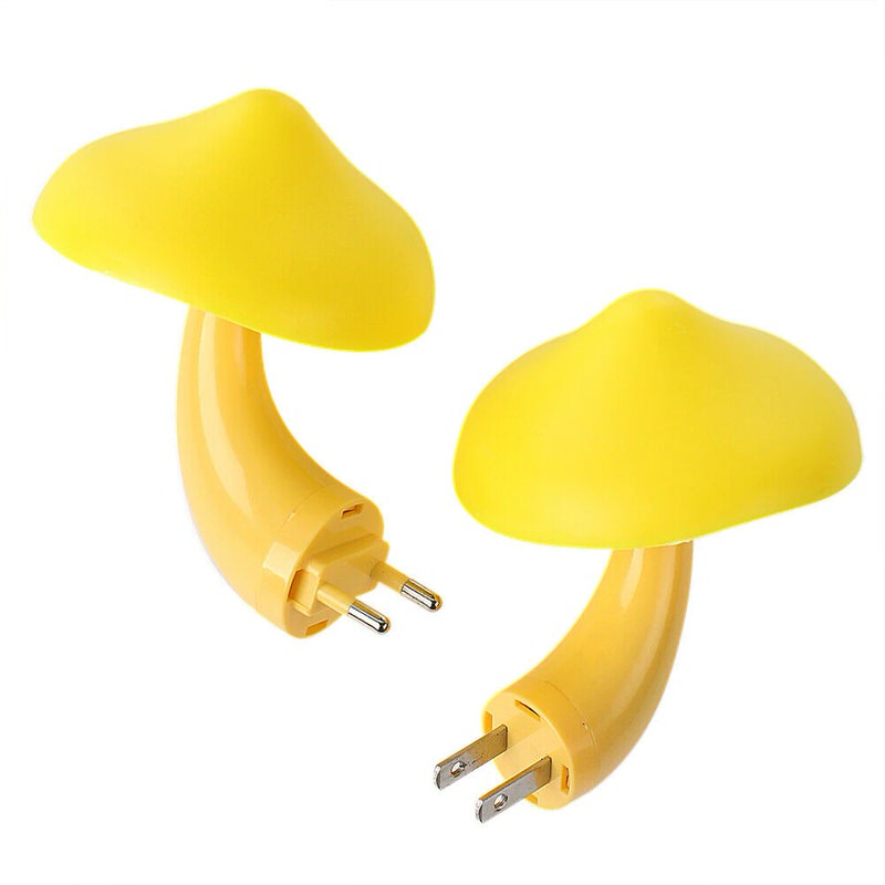 Mushroom LED Night Light with Light Sensor, Plug-In, 82x40x100mm, view 4