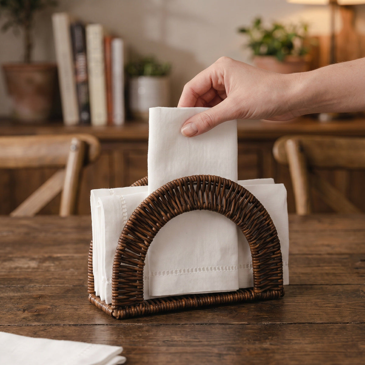 Napkin Holder Handwoven | Thrascher