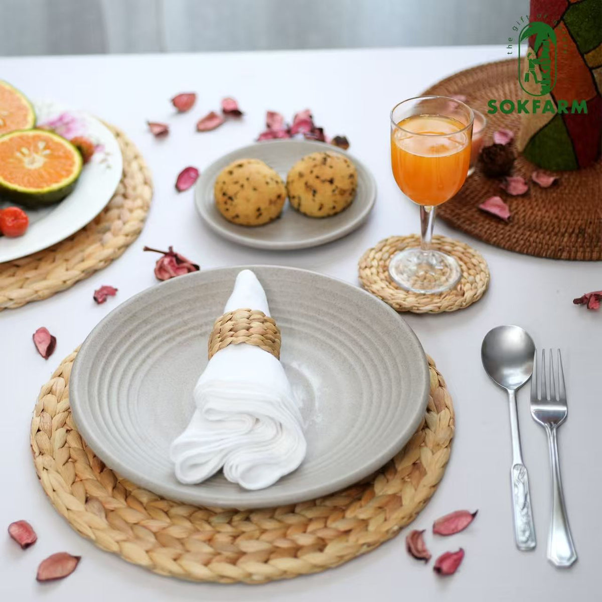 Napkin Ring Soft Textile Handwoven | Thrascher