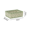 Natural Decorative Storage Basket with Woven Design | Thrascher
