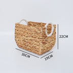 Natural Fiber Storage Basket Soft Textile Handwoven | Thrascher