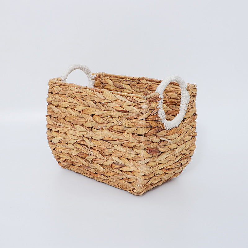 Natural Fiber Storage Basket Soft Textile Handwoven | Thrascher