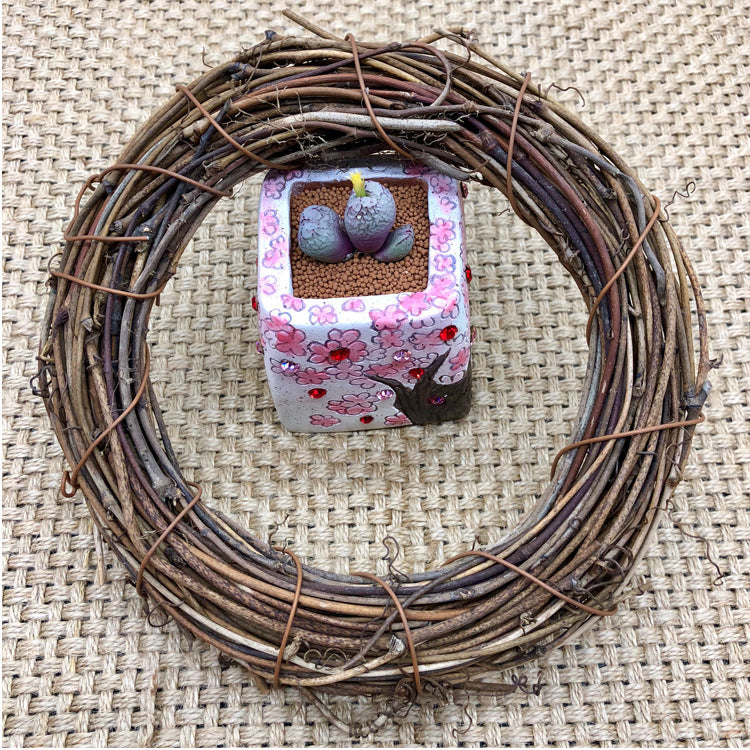 Natural Willow Wreath | Thrascher
