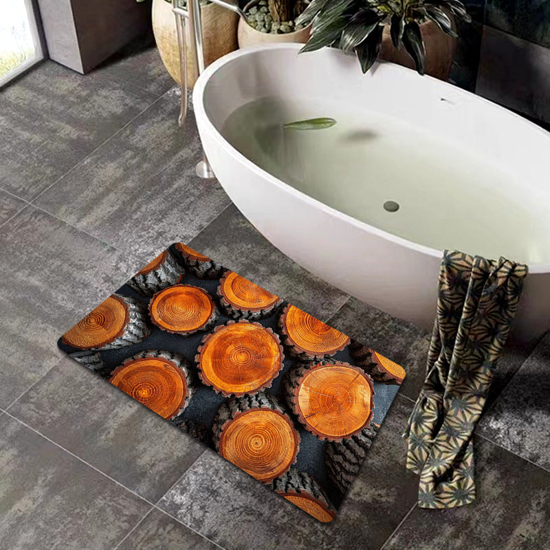 Natural Wood Grain Bath Mat | Thrascher