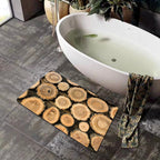 Natural Wood Grain Bath Mat | Thrascher