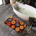 Natural Wood Grain Bath Mat | Thrascher