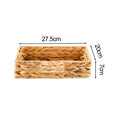Natural Woven Storage Basket Square | Thrascher