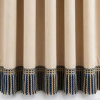Noble Curtain with Fringe Trim | Thrascher