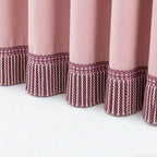 Noble Curtain with Fringe Trim | Thrascher