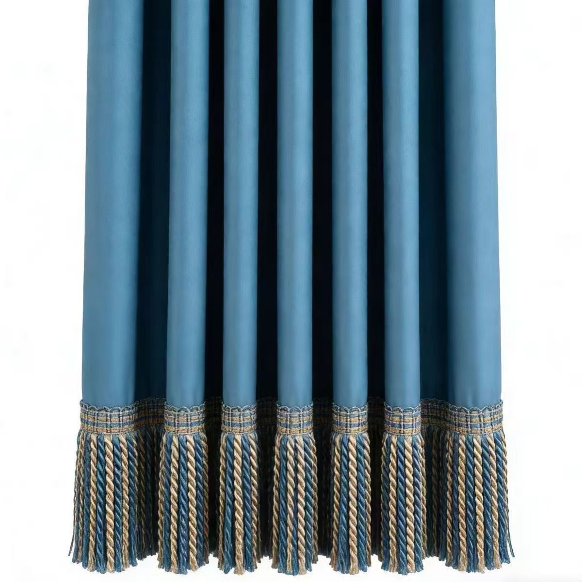 Noble Curtain with Fringe Trim | Thrascher
